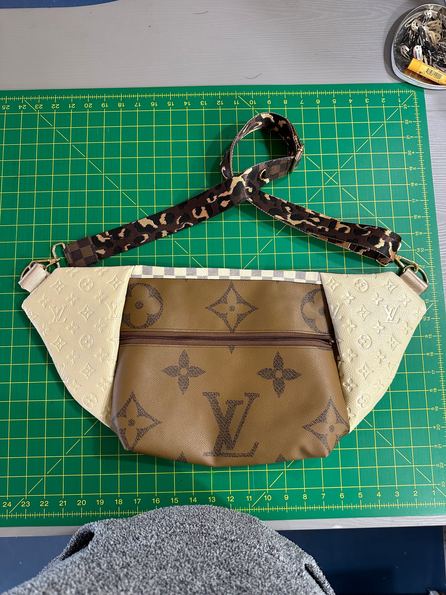 Upcycled Cross Body Bag